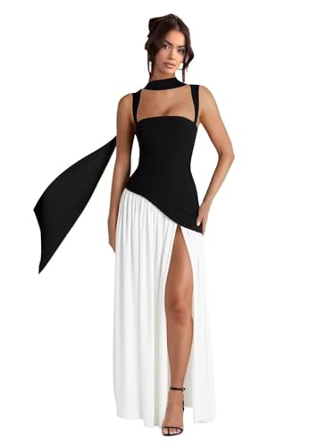 Chiffon Bridesmaid Dresses for Women 2025 Spaghetti Straps Pleated A Line Corset Formal Dress with Scarf