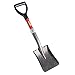 Bond Manufacturing LH047 Mini D-Handle Square Head Shovel, 1-Pack, Red/Black