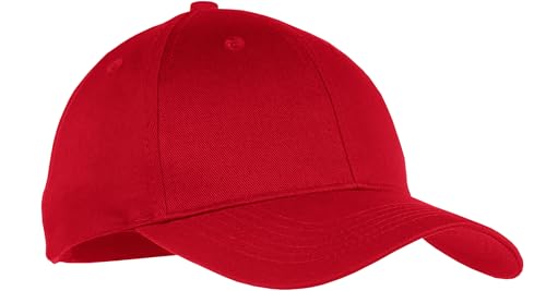 Port & Company Youth 6Panel Twill Cap YCP80 - Red