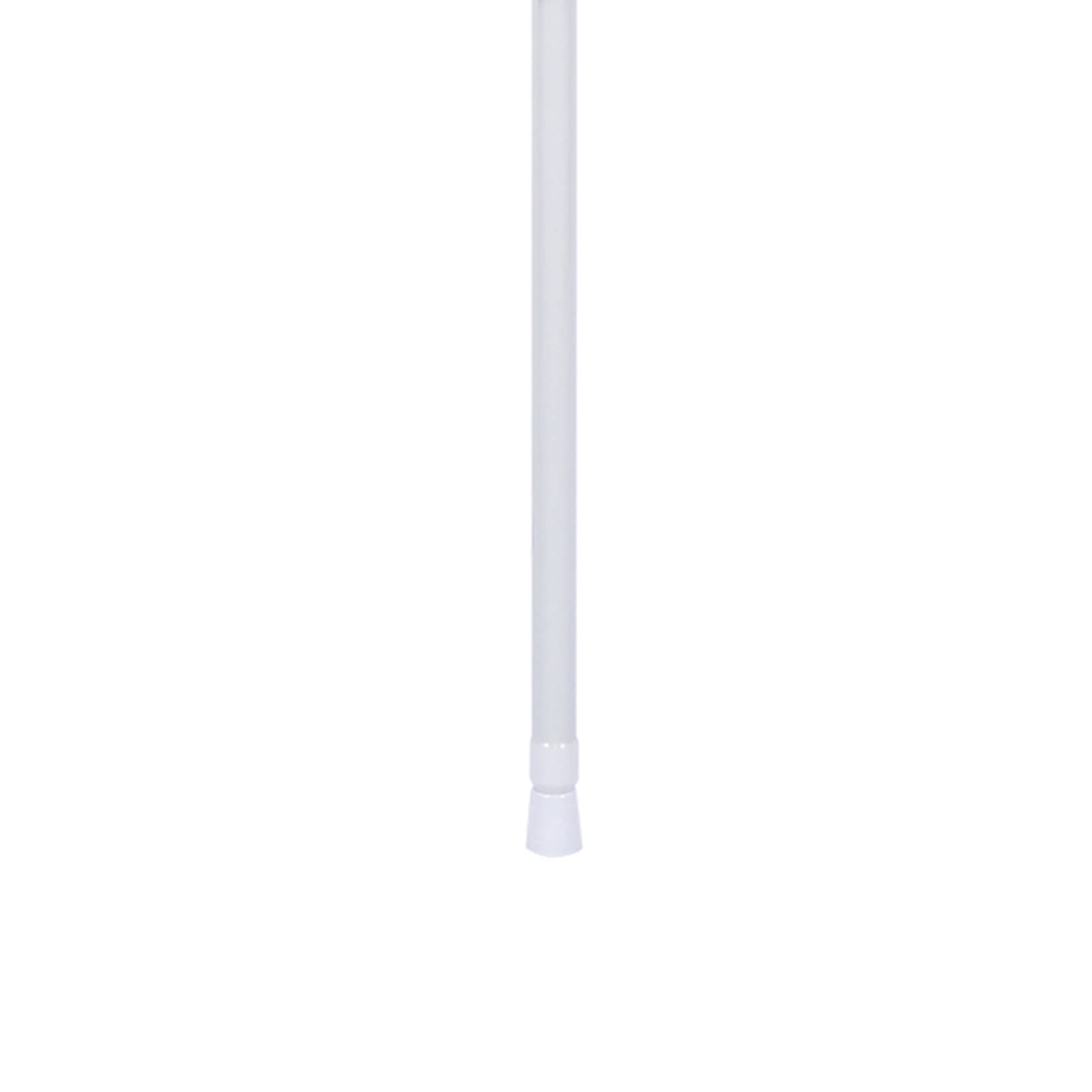 Ausla Tringle à Rideau Télescopique en Métal, Extensible 105-190cm, Sans Perçage, avec Patins Antidérapants pour Salle de Bain, Chambre, Cuisine, Salon