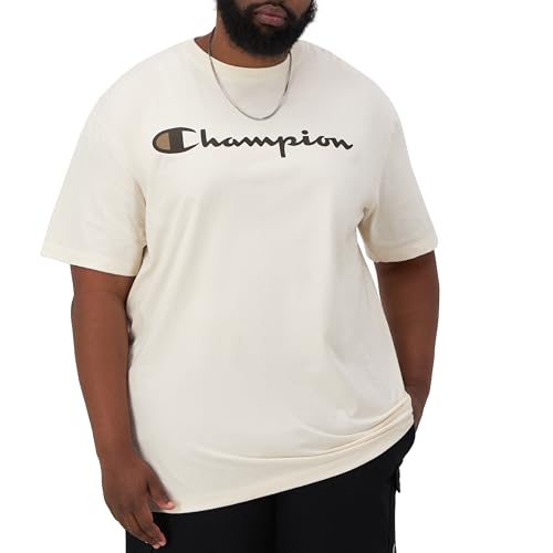 T-Shirt Homme Champion Heritage en Coton Épais Coupe Droite