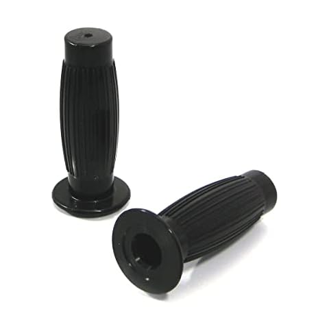 Black Barrel Silicone Hand Grips for Motorbikes Cover