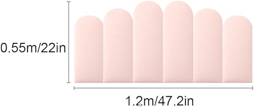 Miniatura 2 de Cabecera autoadhesiva 3D, paneles de pared tapizados, paneles de pared autoadhesivos 3D anticolisión para decoración de revestimientos de paredes