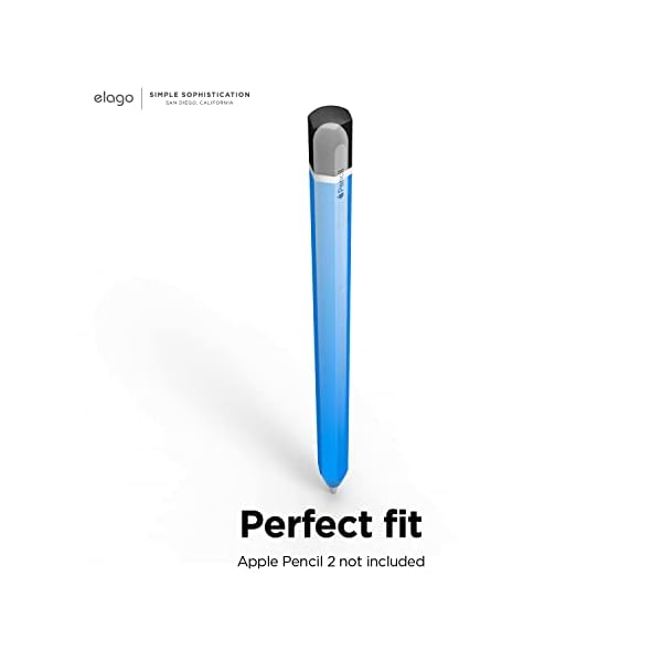 elago Klassische Hülle Kompatibel mit Apple Pencil 2. Generation Cover Hülle, Dauerhaftes Silikon, Klassisches Design… – Bild 9