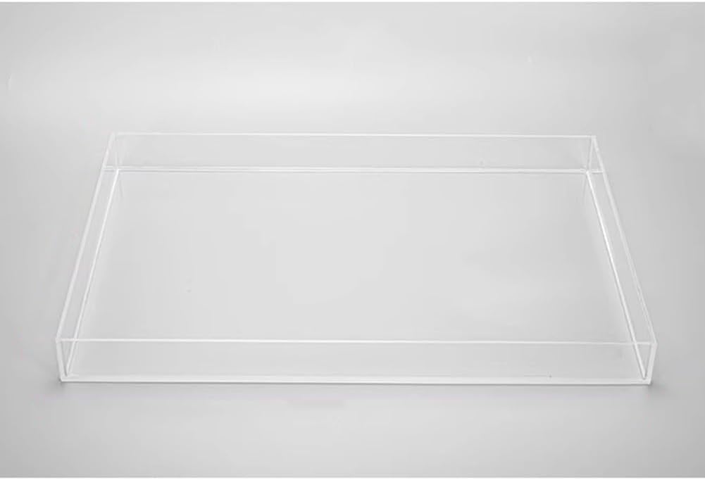Akrylowa Taca Do Fotografowania, Przezroczysty Dekoracyjny Blat Do Reklamy Kosmetyków, Zbiornik Na Wodę Do Wyświetlania Fotografii Produktów, Clear, 60x60x6 cm
