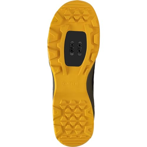 Image of Giro Gauge Men's Mountain Bike Shoe, Trail Green /Spectra Yellow, US 9 / EU 42