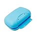 Healifty 4pcs Travel soap case bar soap Holder Portable Leak Proof soap Box (Rosy + Blue + Green + Orange) Size L