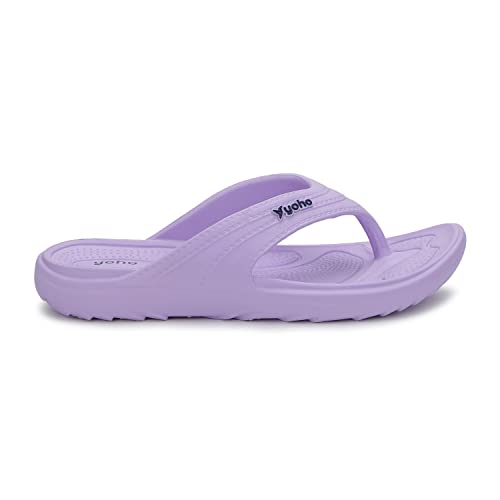 Image of YOHO Drizzle Soft Slippers for Women, Mild Acupressure, Lightweight, Anti Skid & Slip, Diabetic Footwear for Woman, Home Wear Bathroom Chappal for ladies | Waterproof Monsoon & Rainy Footwear