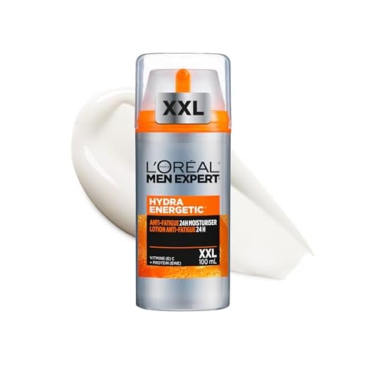 L'Oréal Men Expert Crema Hidratante Anti-Fatiga 24h Hydra Energetic para Hombres, Crema Facial de Uso Diario, Aporta Energía, Formato 100 ml