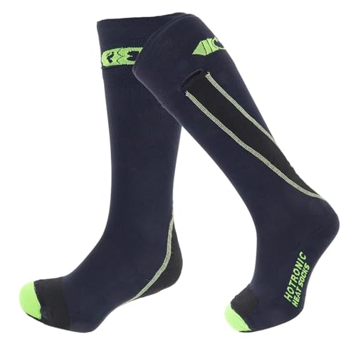 Hotronic Unisex XLP PFI 30 Surround Thin Heat Socks Only | Gentle Compression Foot-Warming Heated Cold-Weather Winter Socks, Large