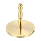QUARKZMAN 2" Durchmesser Räucherwerk Asche Presse Werkzeug Räucherwerk Messing Herstellung Werkzeuge Mit Bequemem Griff Für DIY Duft Zubehör Yoga Tee Raum Meditation Räume Zuhause Aromathera