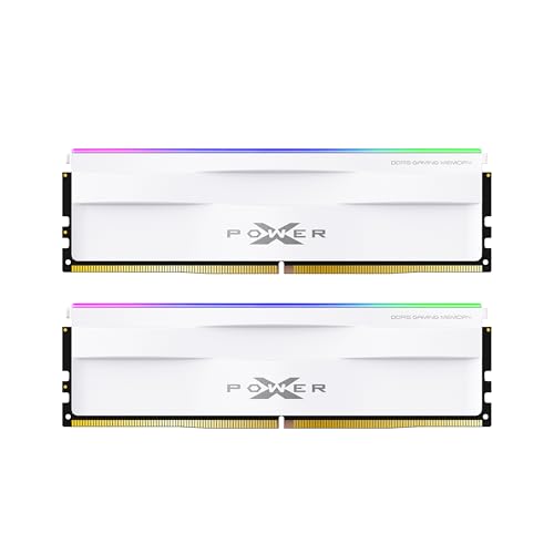 Image of Silicon Power DDR5 64GB (2x32GB) Zenith RGB 6000MT /s (PC5-48000) 288-pin CL30 1.35V UDIMM Desktop Memory Module RAM White SU064GXLWU60AFDHEC