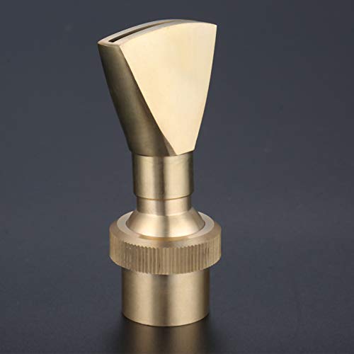 2 Pack Brass Fan Fountain Nozzle – For 3/4 Inch Male Pipe – Female DN20 Inlet by Hicello - Used condition - Image 4