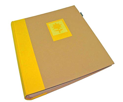 DÖRR FOTO Earth - Álbum para 500 Fotos (10 x 15 cm), diseño de Flores, Color Amarillo