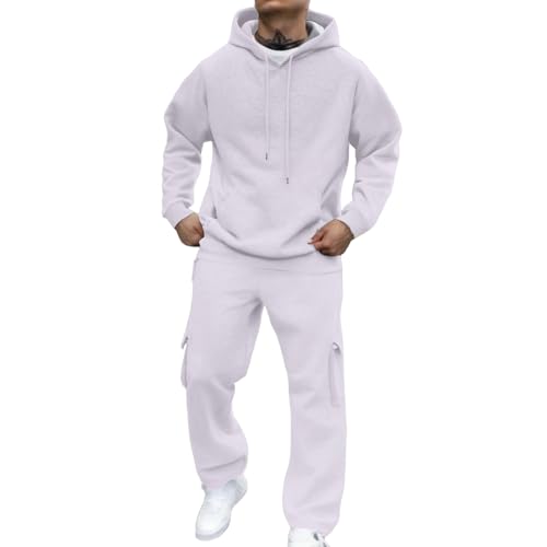 Mens Sweat Set Two Piece Outfit Lounge Comfortable Running Track Suits - image 1