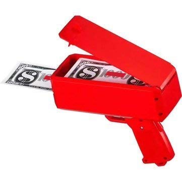 Image of Mimi Money Injector Super Money Cash Gun Make It Rain Money Gun - Include Dummy Dollars, Adult