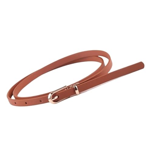 Belts for women, Waist Belt Women's Waist Belts Pu Leather Belts Alloy Pin Buckle Dress Belts Versatile Decorative Jeans Belt(Camel)