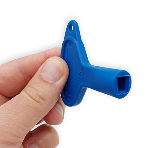 Revisionsklappe 25x25cm mit Vierkantverschluss PREMIUM - Stahlblech weiß 4-Kant-Verschluss Revisionstür | Wartungsklappe | Serviceklappe | Badewannen-Inspektionstür (25X25)