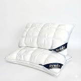 Deep Sleep King Size Pillows for Sleeping (Set of 2) – Hotel Quality Bed Pillows with Neck Support for Side, Back & Stomach Sleepers – Soft Down Alternative Fill, Breathable & Washable Cover