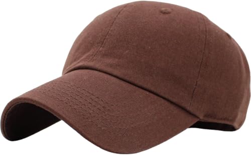 KB-LOW BRN Cotton Dad Hat Adjustable Cap