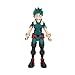 Total Anime Izuku Midoriya - 6.5-Inch Scale Figure with Swappable Faceplates, Alternate Hands, and Energy Effects