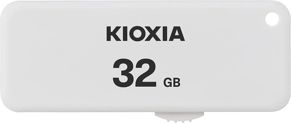 KIOXIA KLU203A064GW Former Toshiba Memory USB Flash Memory, 64 GB, USB 2.0, Slide Type, Made in Japan, Domestic Support, Genuine Product
