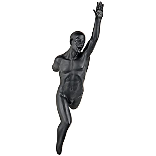 Design Toscano Facing the Future Nude Male Wall Sculpture