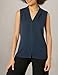 NIC+ZOE womens Easy Day to Night Top Cami Shirt, Dark Indigo, Medium US