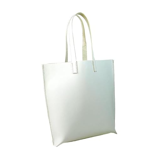 Zenis 縦型トートバック 国産本革 ホワイト B-0128(1点) 鞄 バック バッグ カバン レザー 国産 日本製 牛革 革製品 手作り 男性 女性 レディース メンズ[ksg0433-wh]