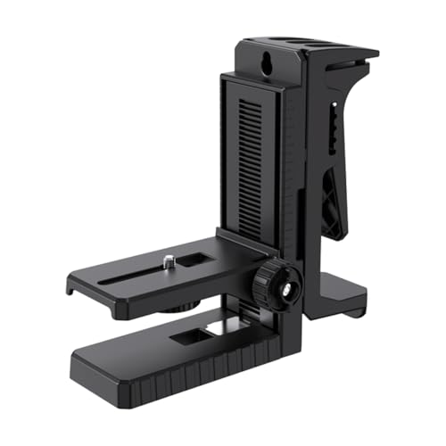 DOVOH Laser Level Bracket Magnetic, Heavy Duty Multifunctional with Adjustable Clip 1/4”-20 Thread, WB03
