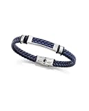 Viceroy | Pulsera Hombre Piel Negro | 21 cm | 14310P01013