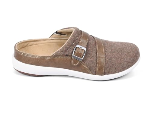 Image of Revitalign Spenco Ashton Women's Wool Slip-ons - Tan - 6 Medium