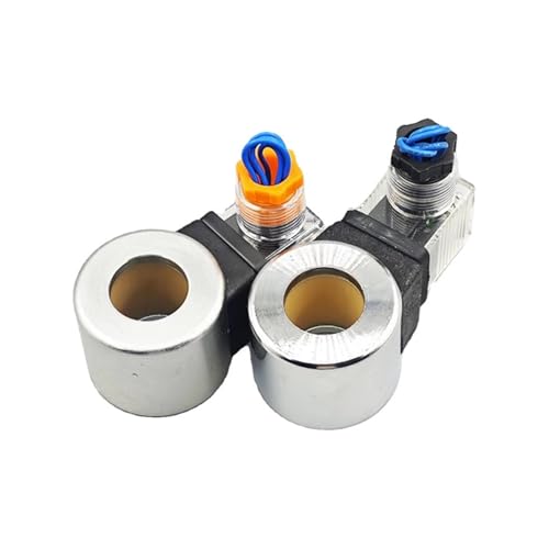 RAHATJYWA 1pcs Hydraulic Solenoid Valve Coil MFZ12-25YC MFB12-25YC Inner Diameter 23mm Height 37mm DC12V DC24V DC220V AC220V 26W(MFZ12-25YC DC24V)