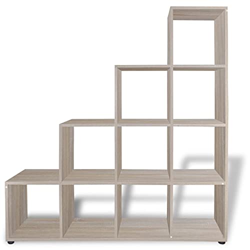 Bibliothèque/étagère 142 cm Couleur de chêne Meubles Étagères Bibliothèques – vue 4