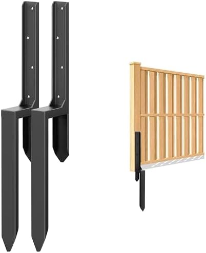 Amazon.com : SDSNTE 10 Pack Fence Post Repair Stakes –14 Ga Heavy-Duty ...