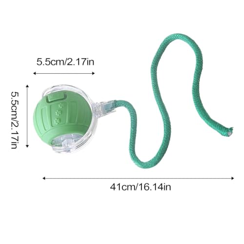Bola interactiva para gatos con orbe motorizado ABS interactivo 6