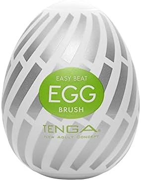 TENGA Easy Beat EGG Male Portable Pleaseure Device, Brush