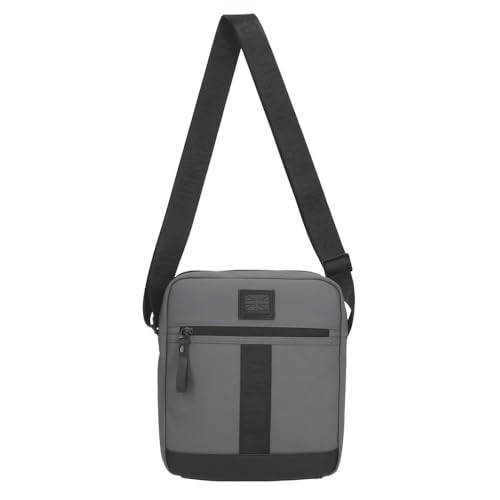 Pepe Jeans Hoxton Borsa A Tracolla Portatile Grigio 23 X 27 X 7 Cm Poliestere E Pu By Joumma Bags, Grigio, Taglia Unica, Tracolla Portatile - 8