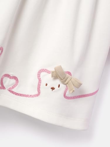 Image of Nautinati Baby Girls 100% Cotton Peterpan Collar Printed Dress | Age 0-3 Years