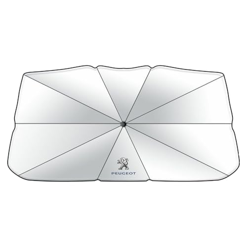 ZYKAA para Peugeot 508 I SW 2014-2018 Parasol Paraguas Coche, Parasol para Parabrisas Anti UV Rayos Plegable ProteccióN Accesorios