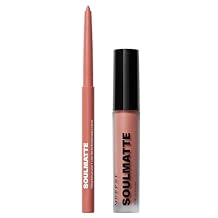 MORPHE Soulmatte Lip Duo - Lip Liner 0.007 oz & Matte Lipstick 0.13 fl oz with Vitamin E & Nourishing Oils for Bold, Long-Wear Color & Definition - Wifey