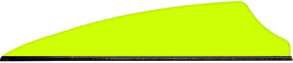 Q2i Q06046 Fusion-XI 100 Pack 2.5" Neon Yellow Archery Arrow Vanes