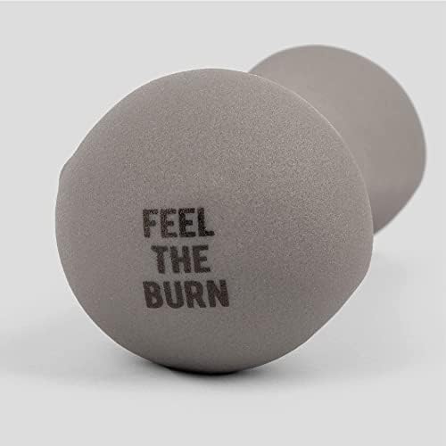 Phoenix Fitness Neoprene Dumbbell Weight for Home Exercise Men, Women and Kids Arm Hand Weights Pilates Dumbbells, Pair, Weight Range - 1kg 1.5kg 2kg
