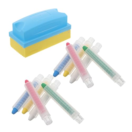 EXCEART 10個 カラー チョーク 用 K板 チョーク 鉛筆 ライティング K板 ダストレス 絵画 学校 用品