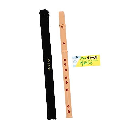JOINPAYA Beginner Clarinet Recorder 6-hole Abs Boys and Girls Flute Blue Practice Instrument Music School Teaching