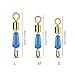 LFRXION Pack of High Strength Rolling Bearing Fishing Barrels Swivels Lure Connector Clips for Saltwater Freshwater