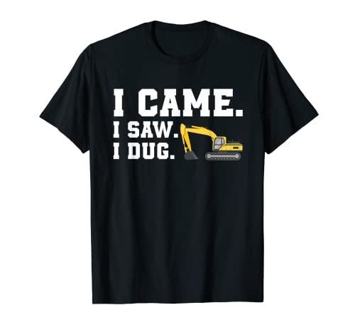 Lustiges Bagger-Kostüm Bauausrüstung T-Shirt