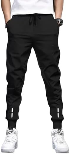 RIKSAW Track Pants for Mens || Joggers for Mens || Men's Sports Regular Fit Polyester Track Pant with Two Side Zipper Pock...