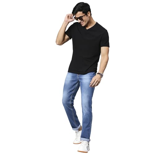 Image of Thomas Scott Men's Regular Fit Mid Rise Mid-Rise Stretchable Jeans