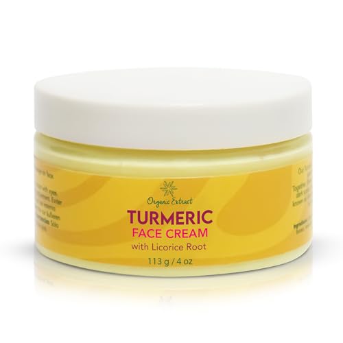 Crema facial de cúrcuma hidratante aclarante para manchas cicatrices y cuidado de la piel